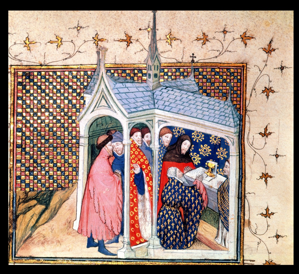 Harl 1319 f.41v Jarlen av Northumberlands ed från 