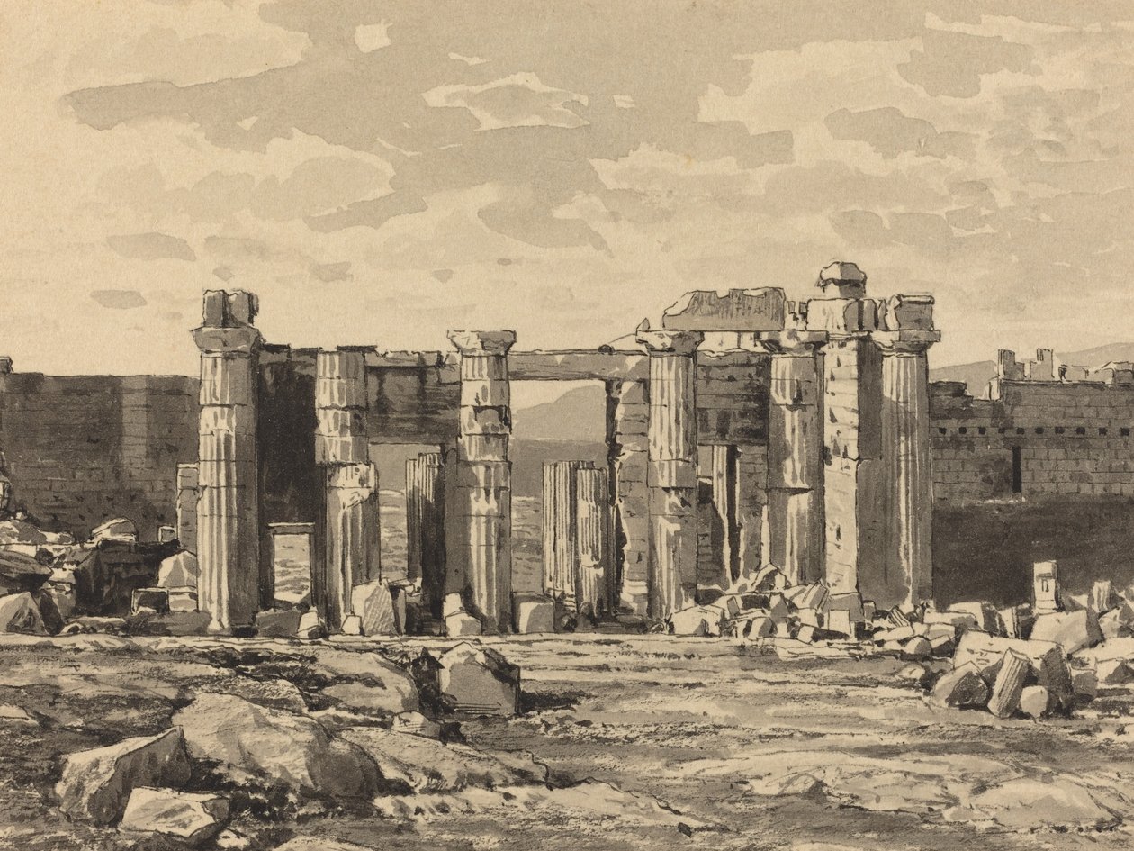 Propyleum från öst av Themistocles von Eckenbrecher