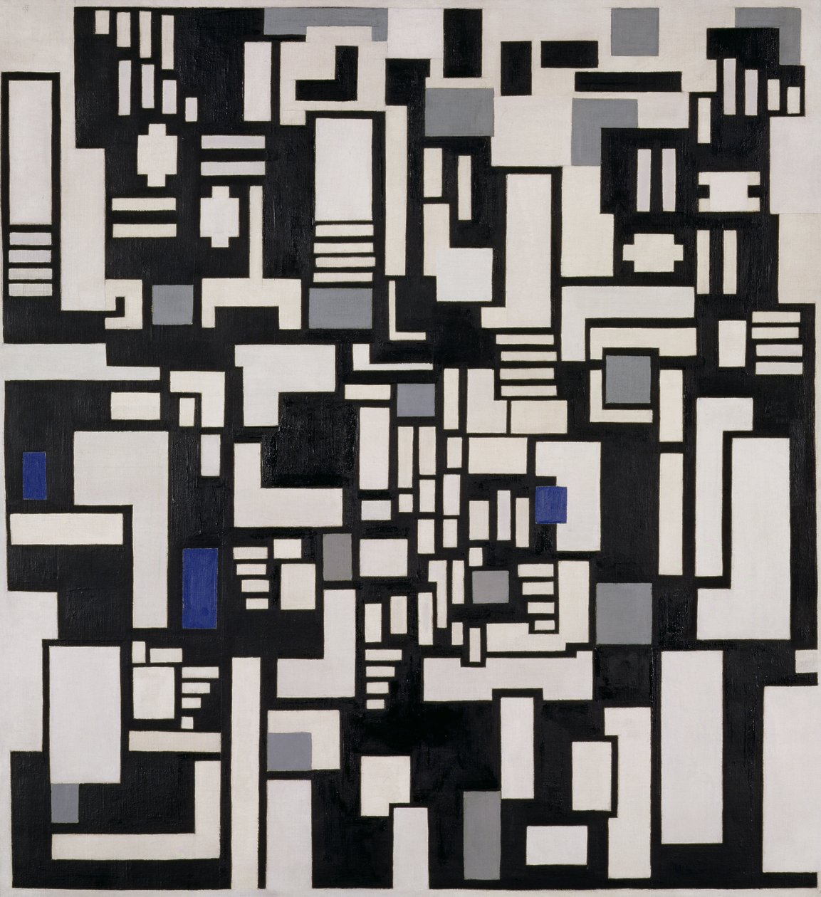 Komposition IX, opus 18, 1917 av Theo van Doesburg