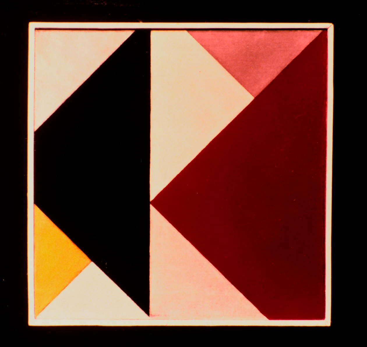 Motkomposition XIII, 1925-1926 av Theo van Doesburg