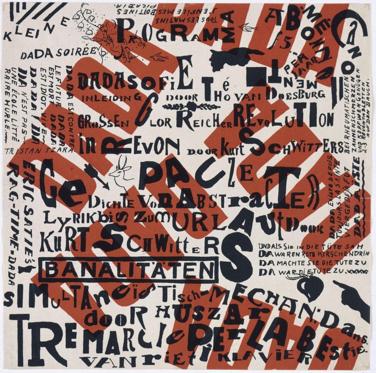 Kleine Dada kväll, 1922 av Theo van Doesburg