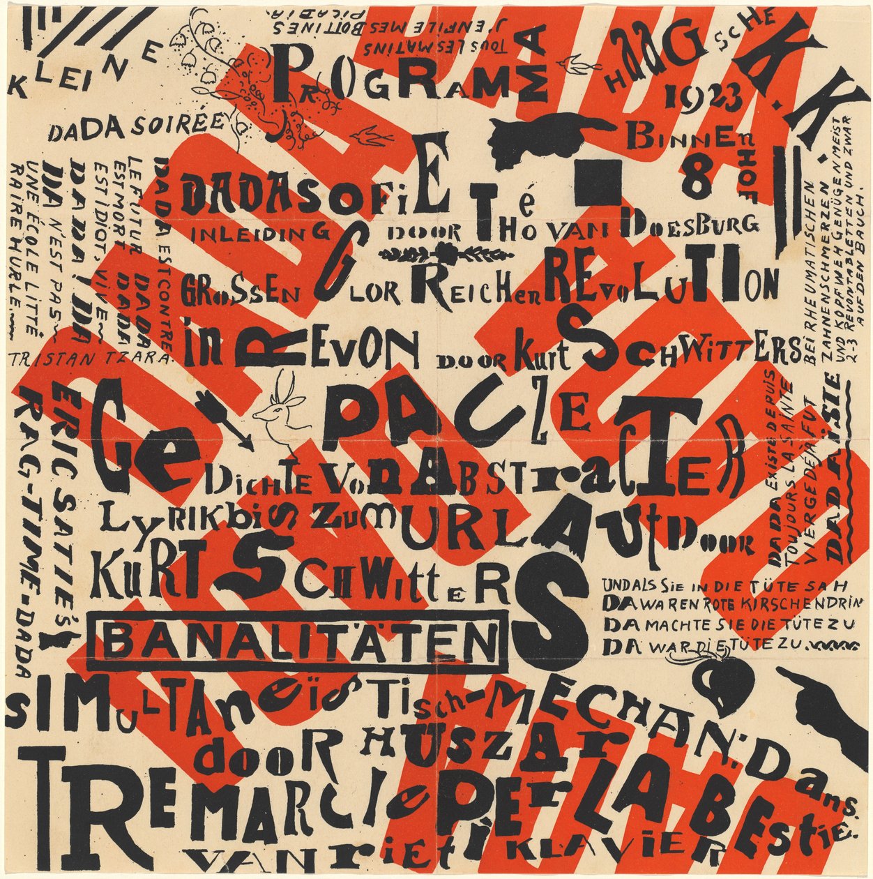 Liten Dada-kväll av Theo van Doesburg and Kurt Schwitters