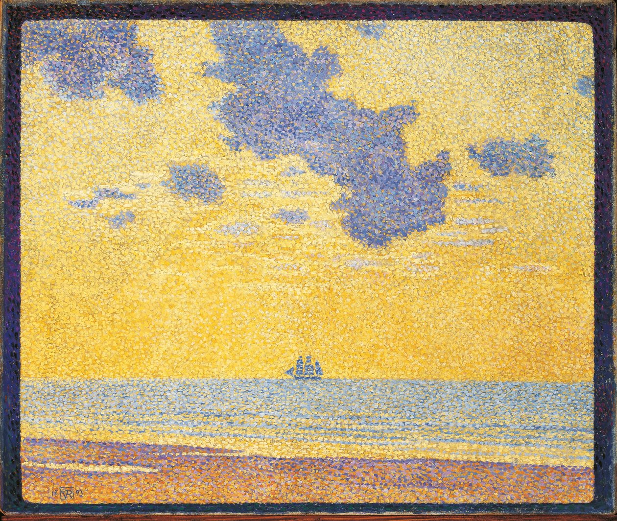 Stora moln av Théo van Rysselberghe