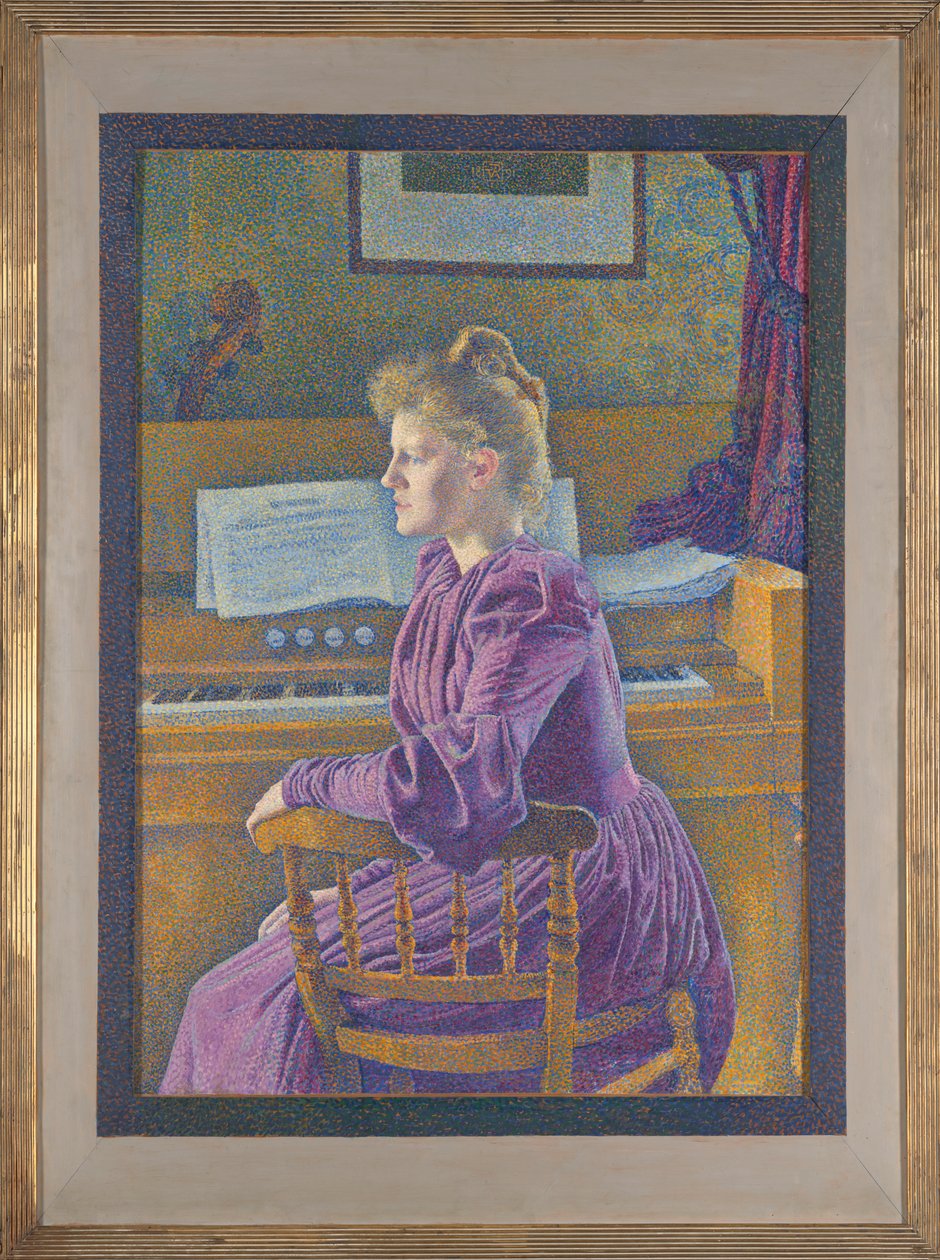 Maria Sèthe vid harmoniet av Théo van Rysselberghe
