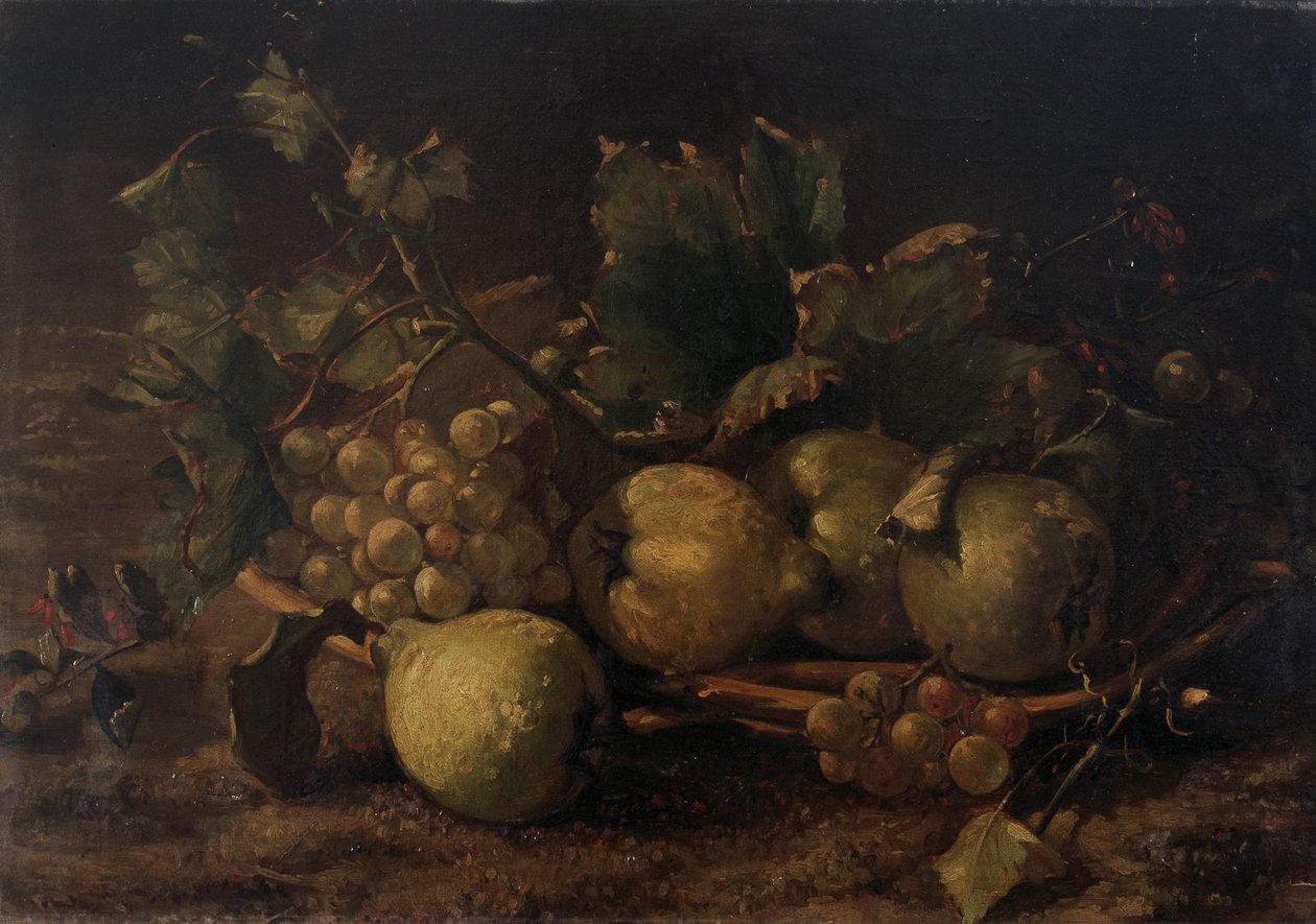 Stilleben med frukt av Théo van Rysselberghe