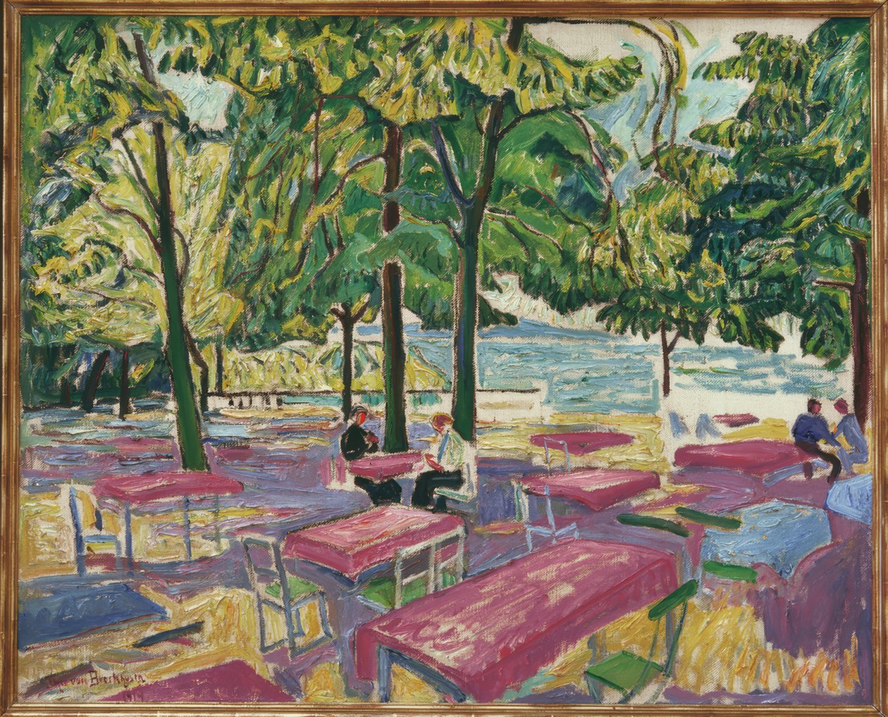 Baumgartenbrück krogträdgård av Theo von Brockhusen