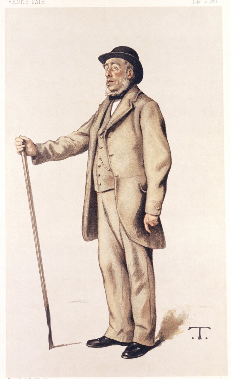 Sir John Lawes, engelsk vetenskaplig jordbrukare, 1882. av Theobald Chartan