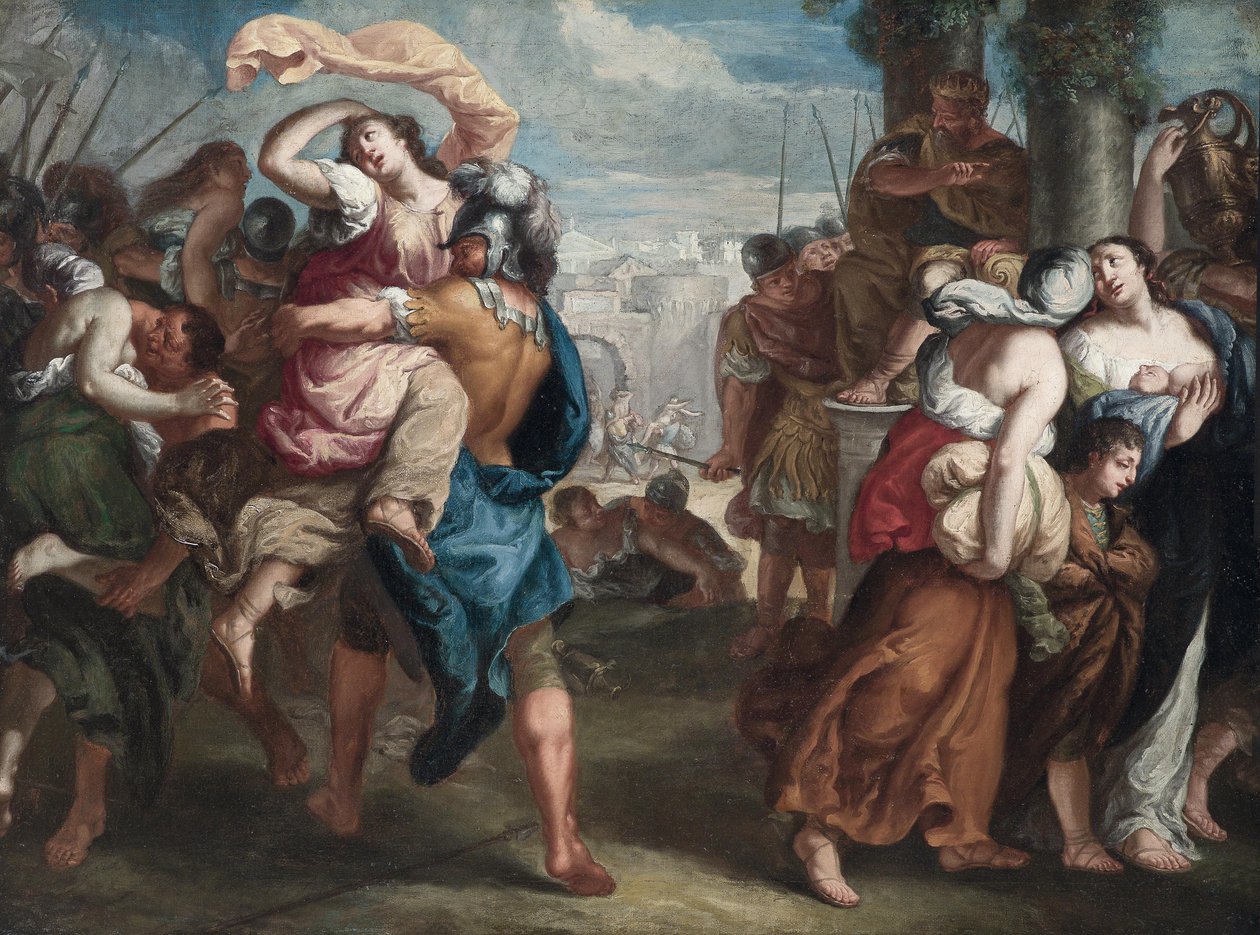 Rånet på Sabine -kvinnorna av Theodoor van Thulden