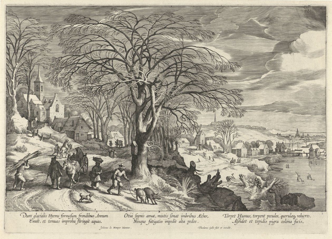 Vinter The Four Seasons (serietitel) av Theodoor Galle