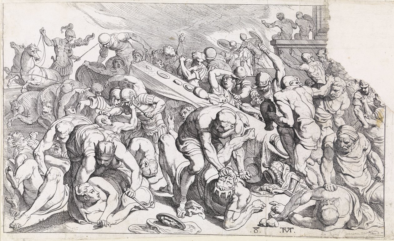 Mordet på Agamemnon och Cassandra The Works of Odysseus (serietitel) av Theodoor van Thulden