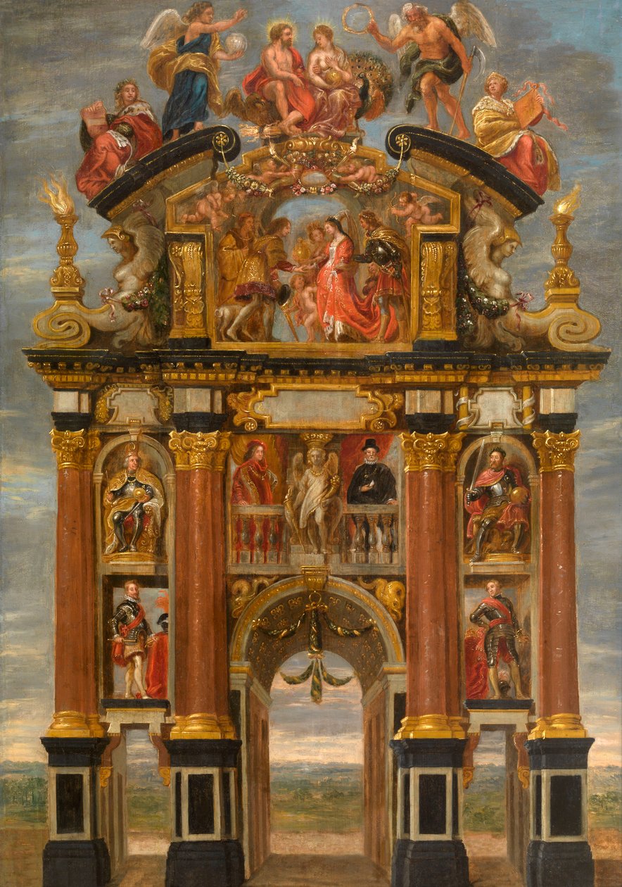 Triumphbogen von König Philipp IV. von Spanien av Theodoor van Thulden
