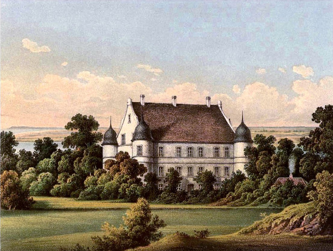 Schloss Spyker Rügen av Theodor Albert