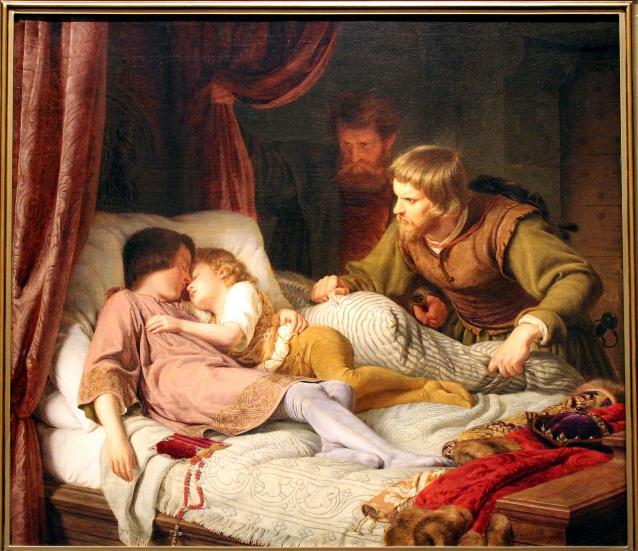 Mordet på Edward IV: s söner av Theodor Hildebrandt