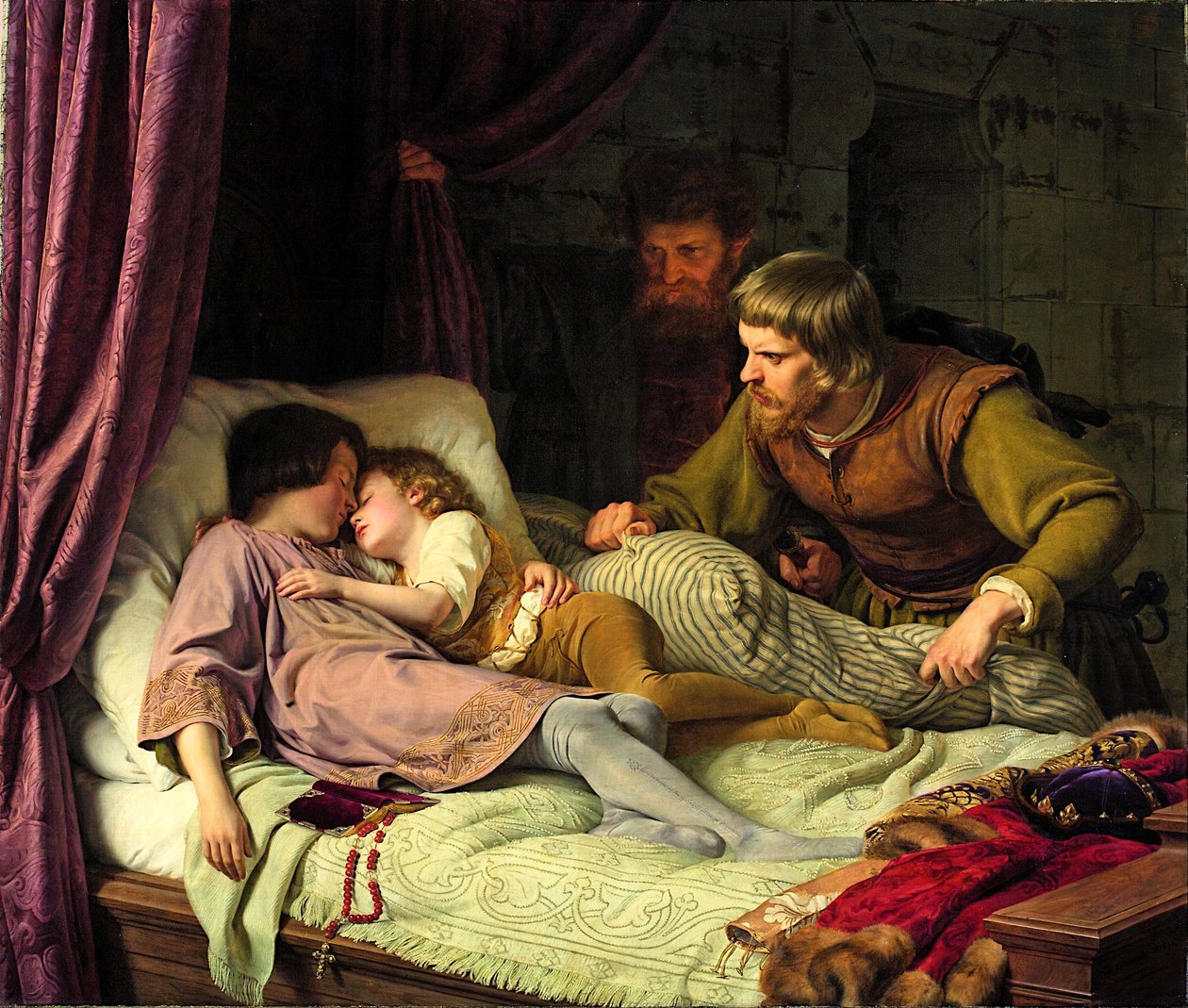 Mordet på Edward IV: s söner av Theodor Hildebrandt