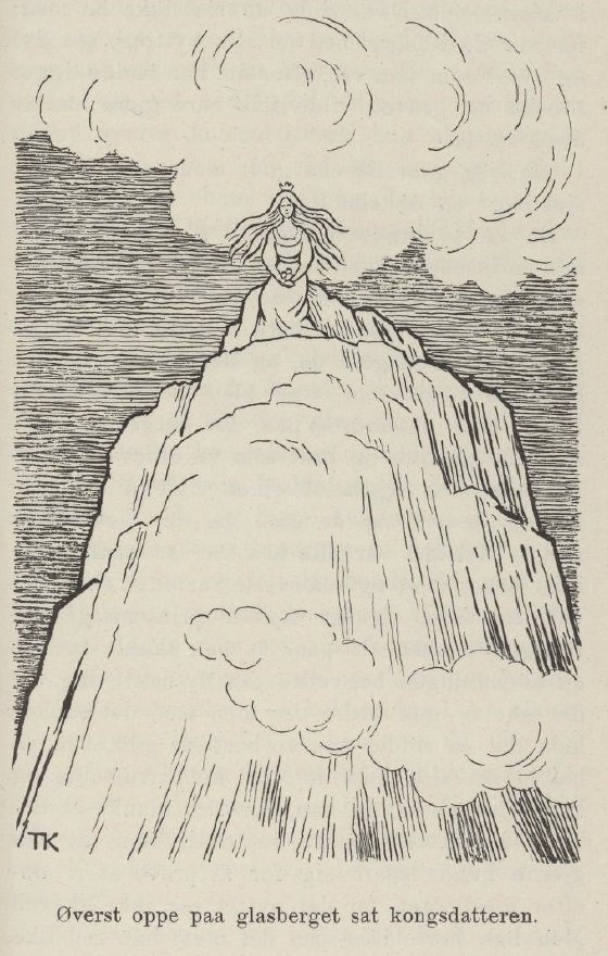 Jomfruen fra Glasberget The Princess on the Glass Hill av Theodor Kittelsen