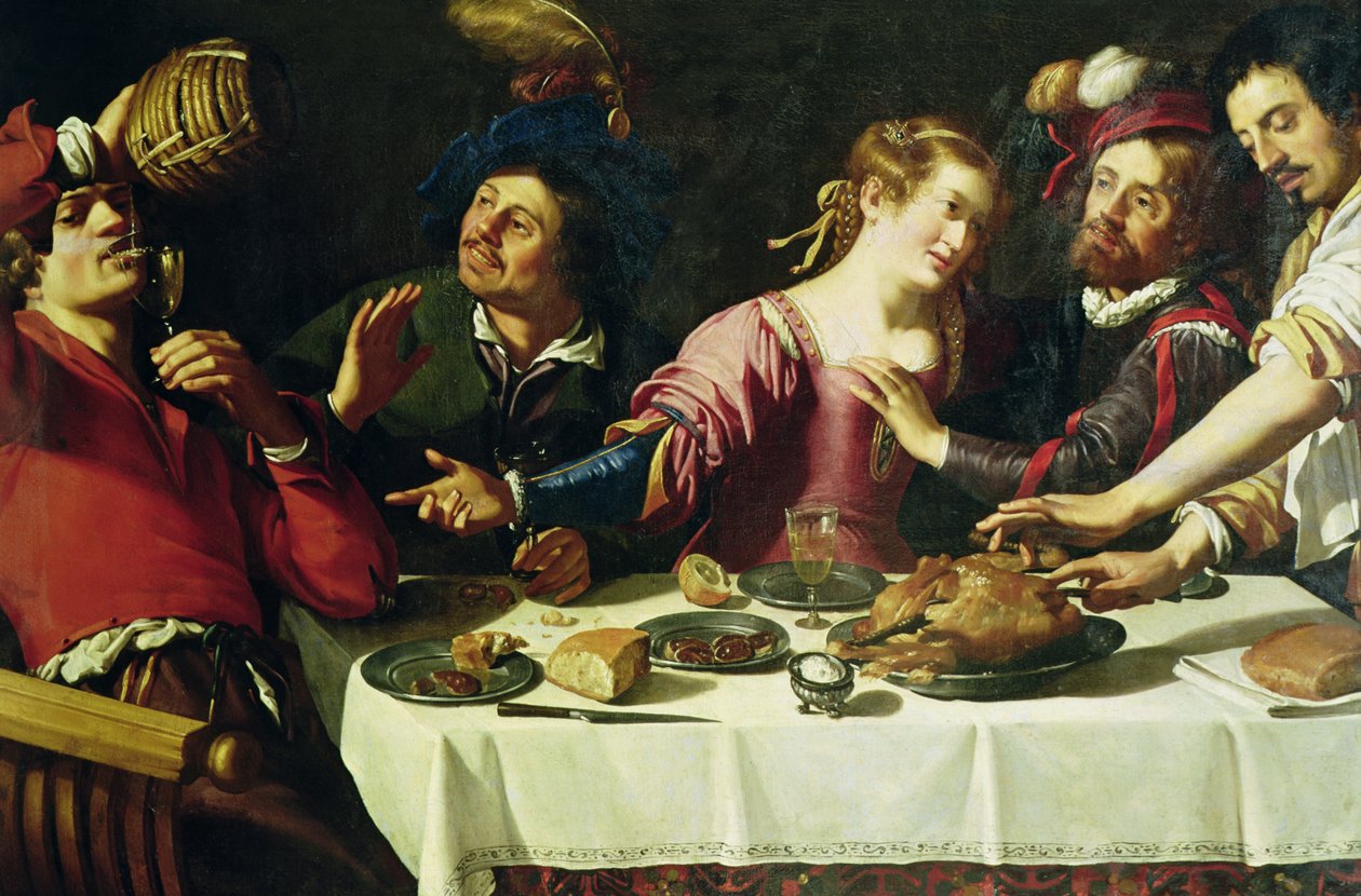 Måltiden av Theodor Rombouts