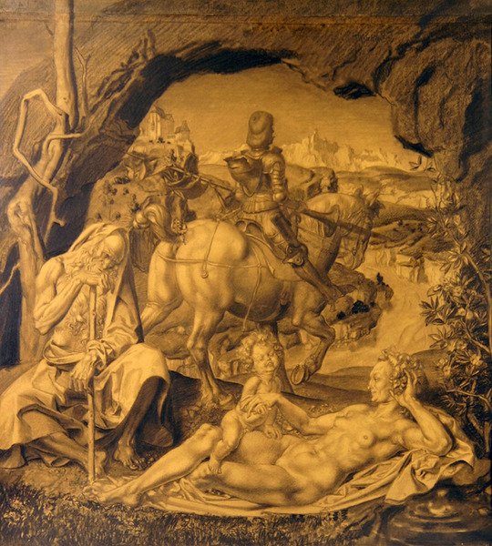 Panelen Three Ages of Life-center av Theodor Baierl