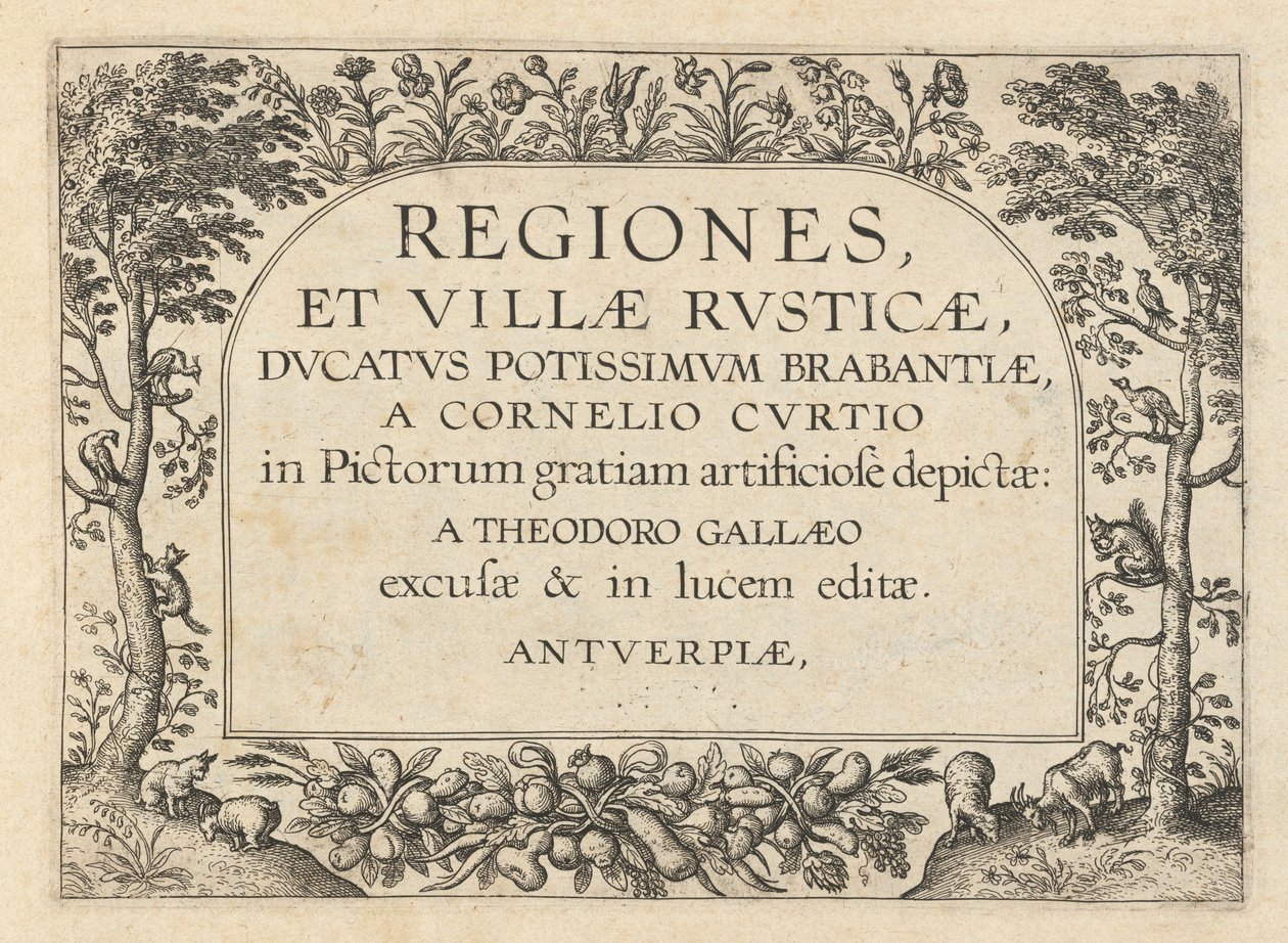 Titelsida för "Landsbygdsregioner och byar" av Theodor Galle