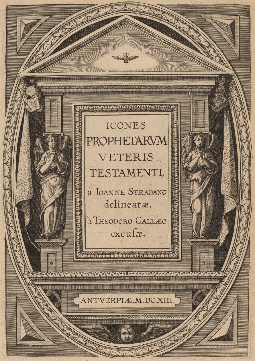 Titelsida av Theodor Galle after Jan van der Straet