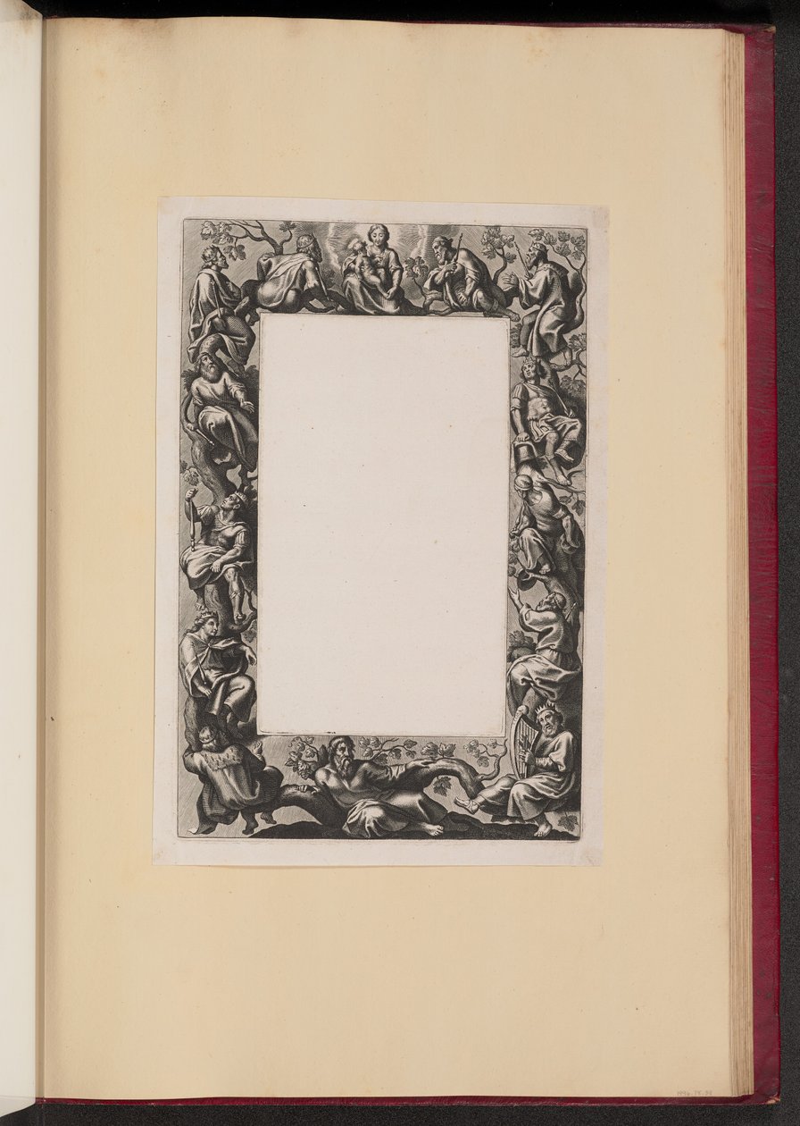 Border Illustration för Missale Romanum: The Tree of Jesse av Theodor Galle after Sir Peter Paul Rubens