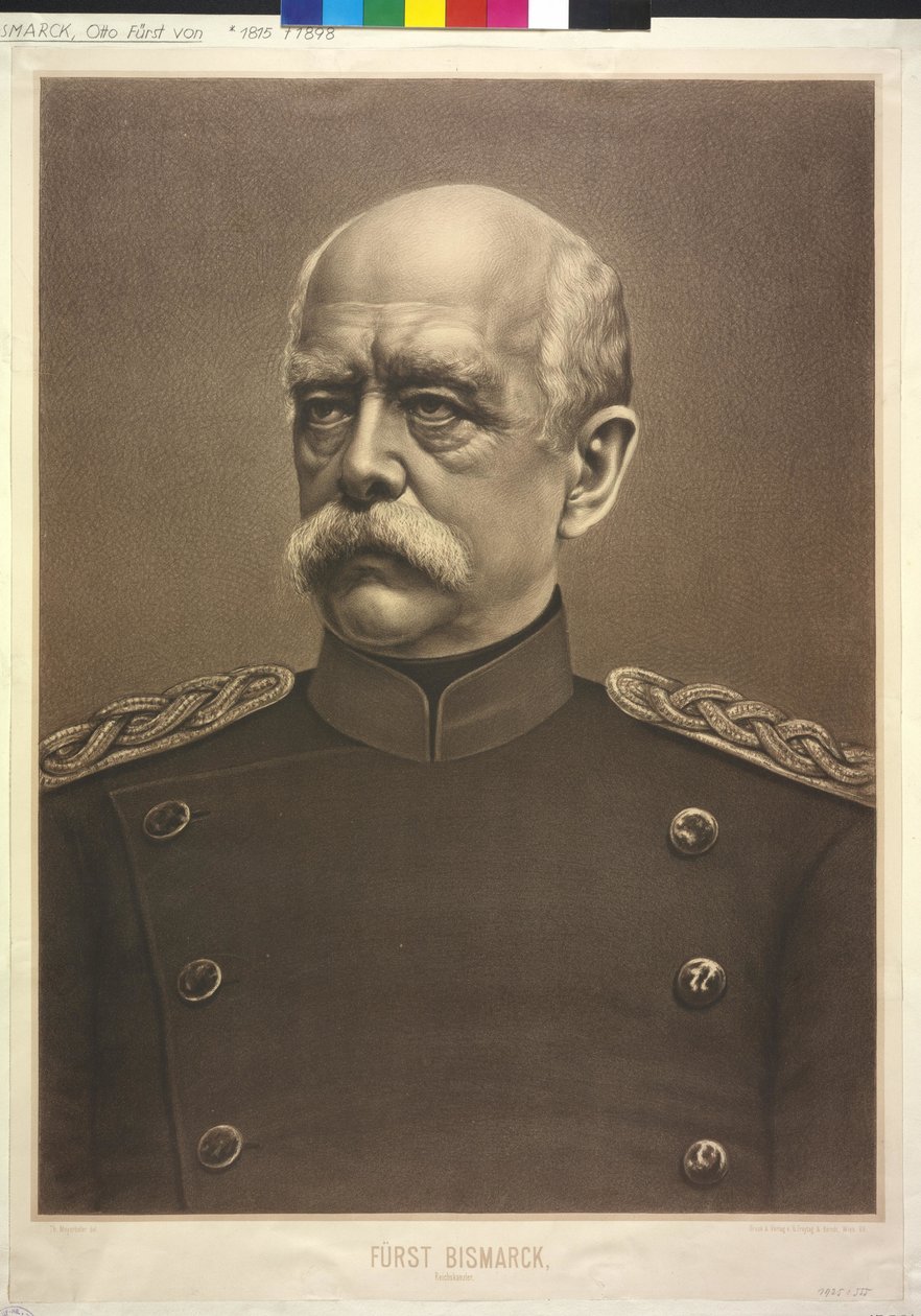 Rikskansler greve Bismarck av Theodor Mayerhofer