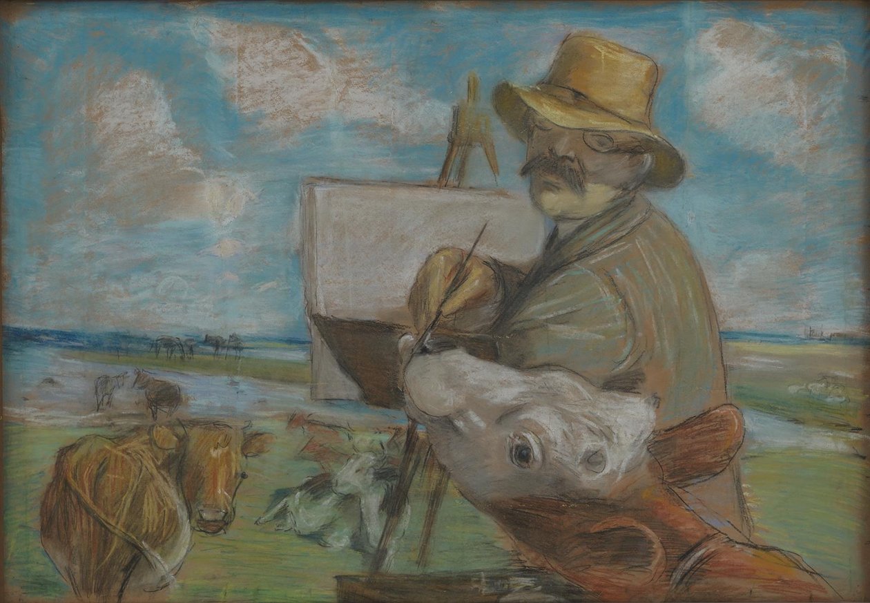 Självporträtt av Theodor Philipsen