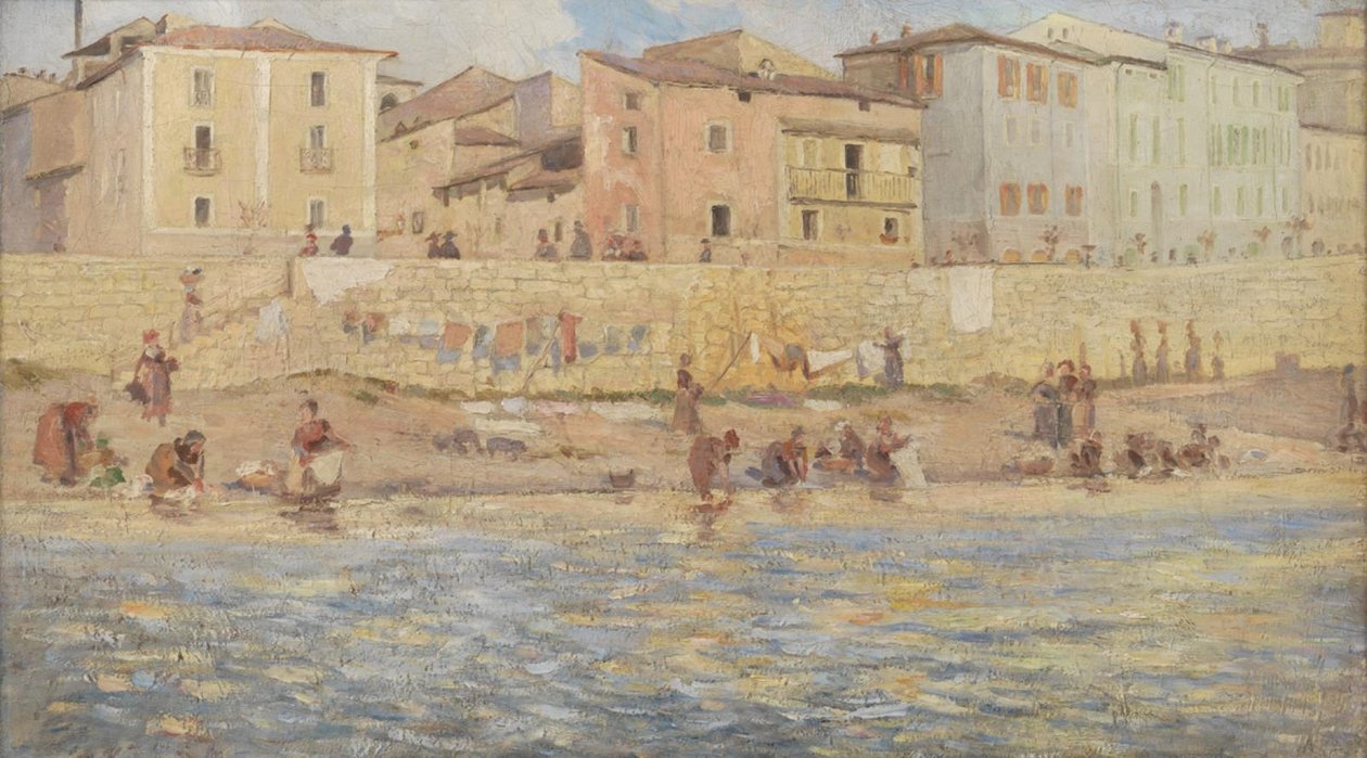 Floden Liri. Italien av Theodor Philipsen