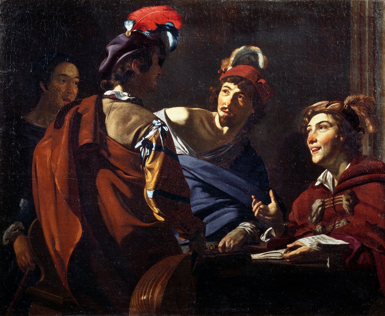 Musiker, ca 1620 (olja på duk) av Theodor Rombouts