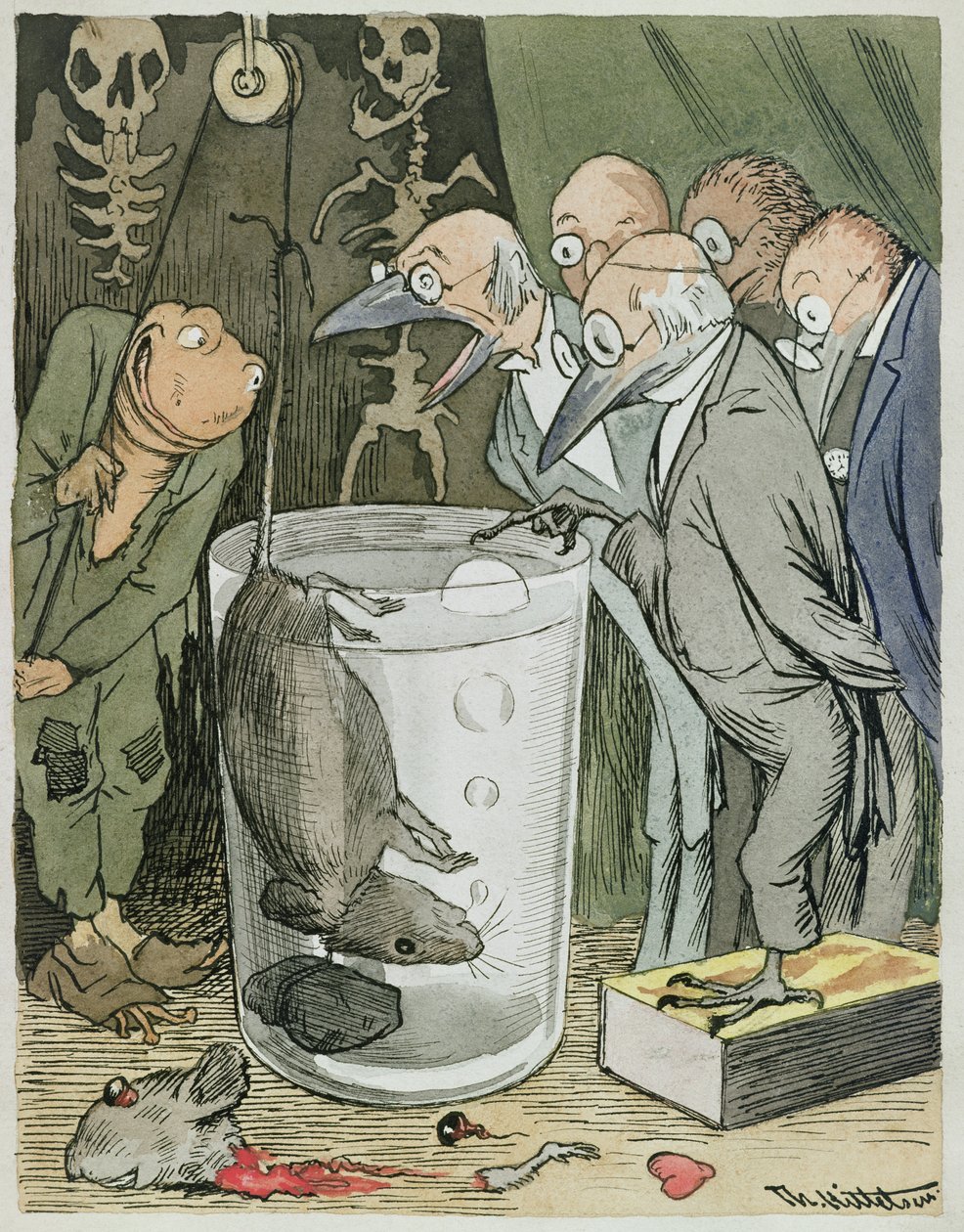 En doktors vetenskapliga experiment av Theodor Kittelsen