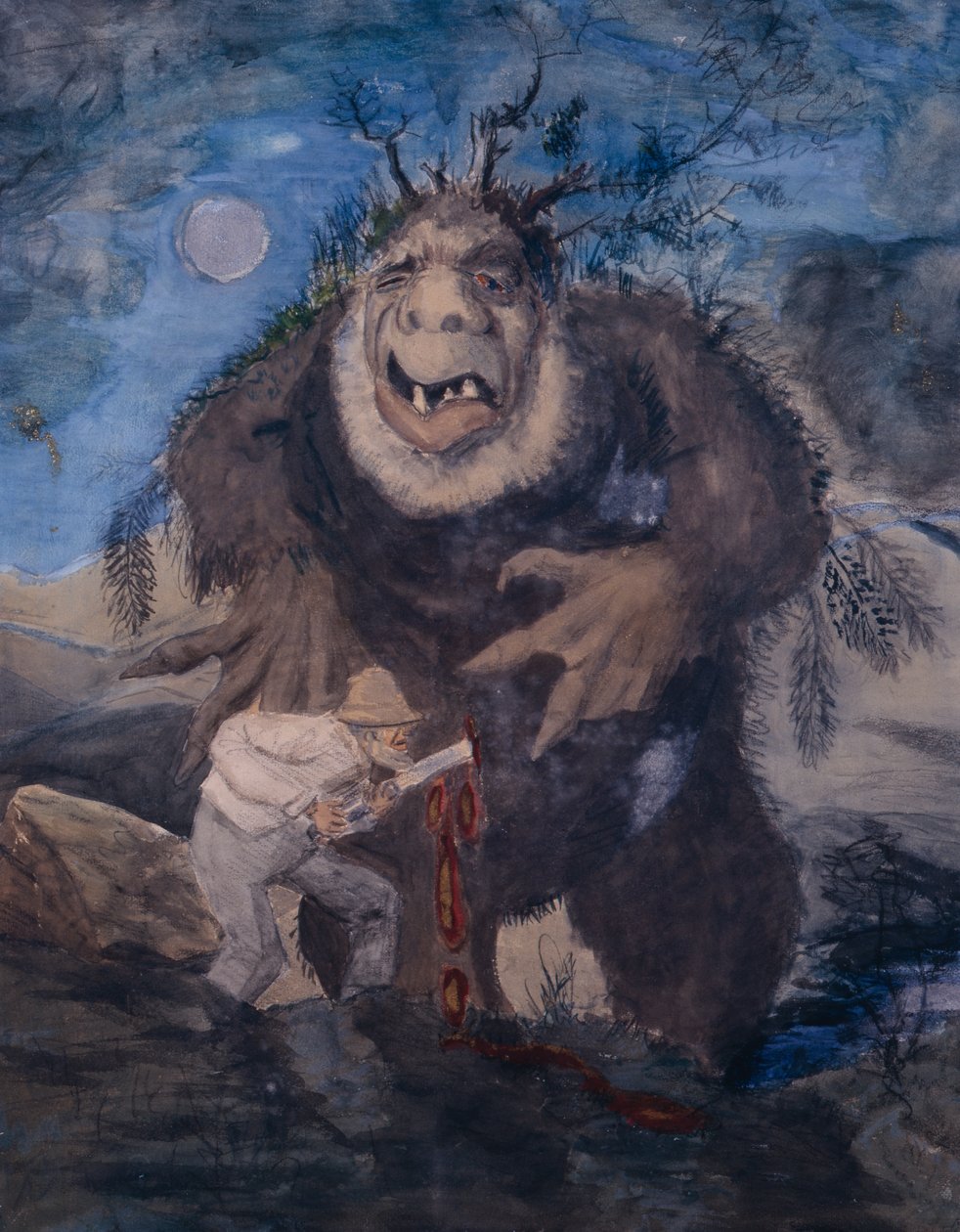 Skogstroll av Theodor Severin Kittelsen