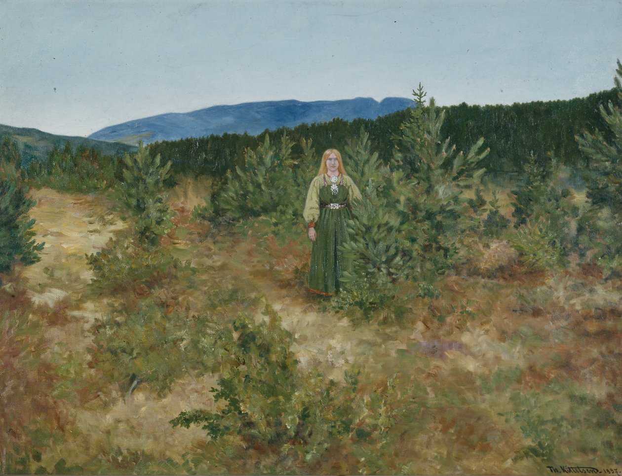Nymf (målning) av Theodor Severin Kittelsen