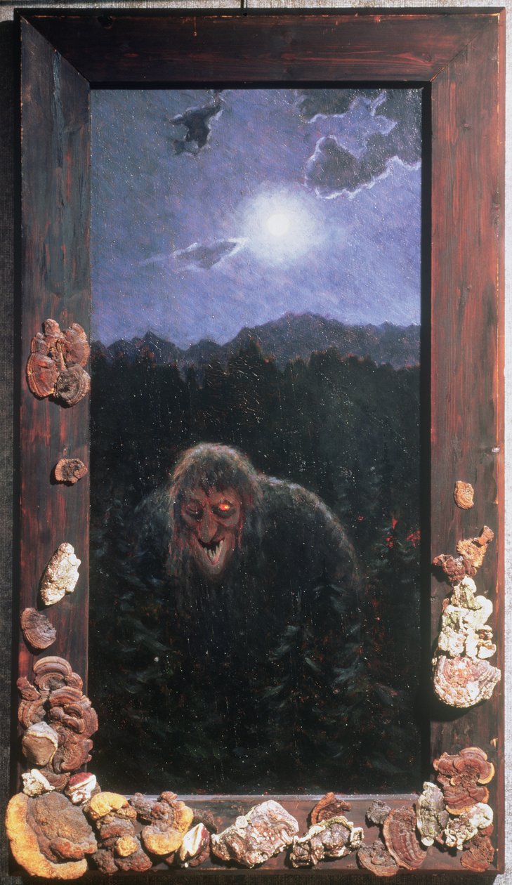 Vårt hustroll (olja på duk) av Theodor Kittelsen
