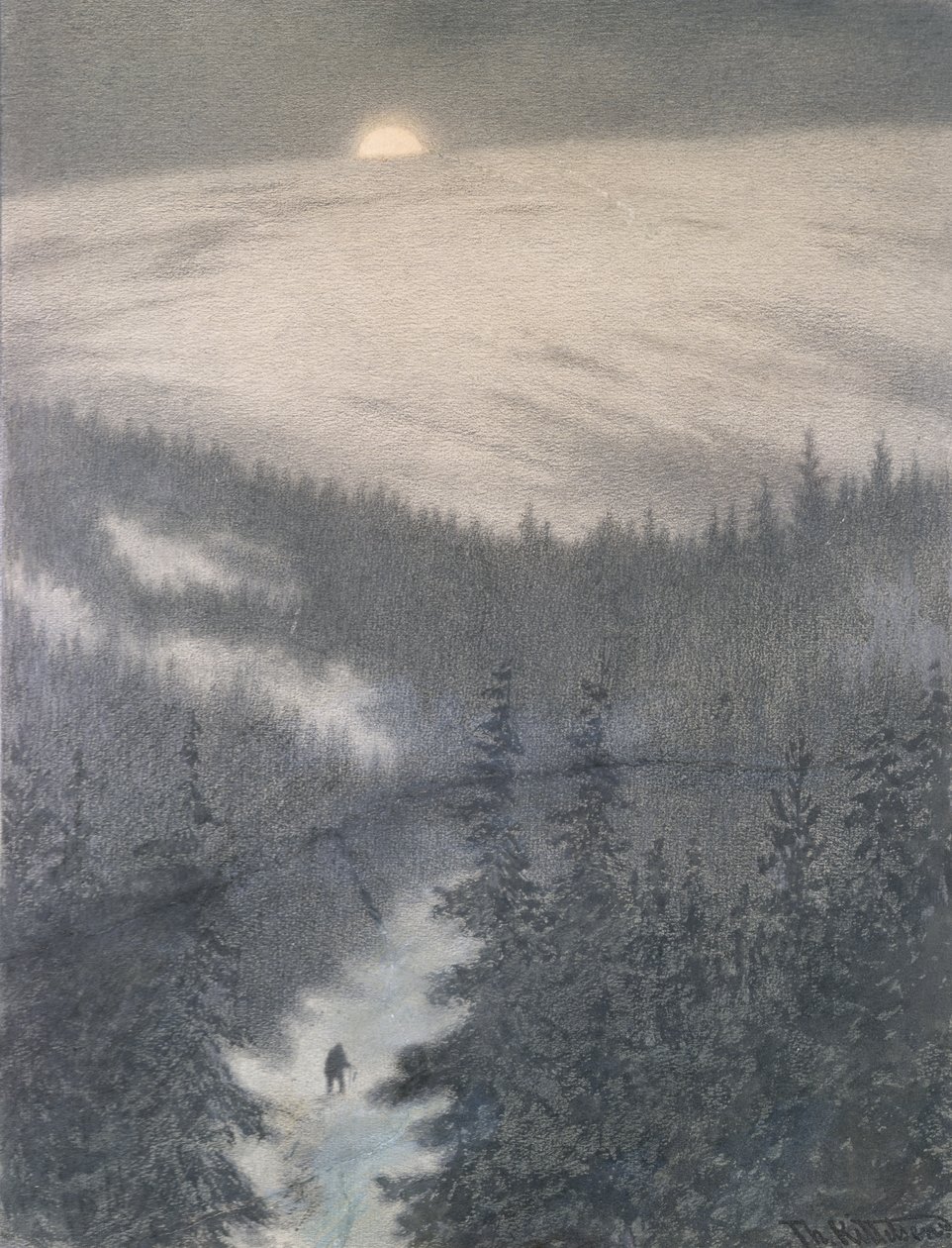 Småbrukare av Theodor Kittelsen