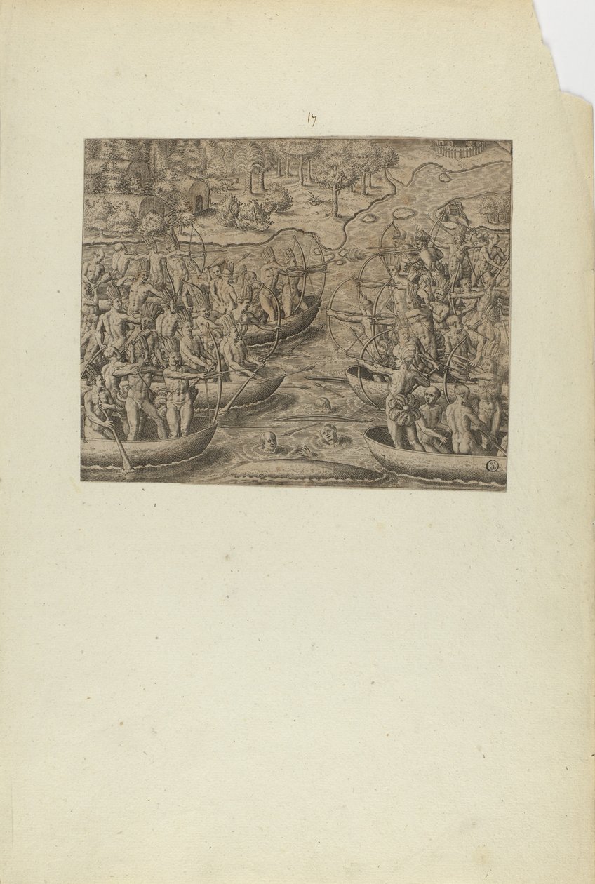 (Utan titel) (från boken Americae, del tre) av Theodor de Bry
