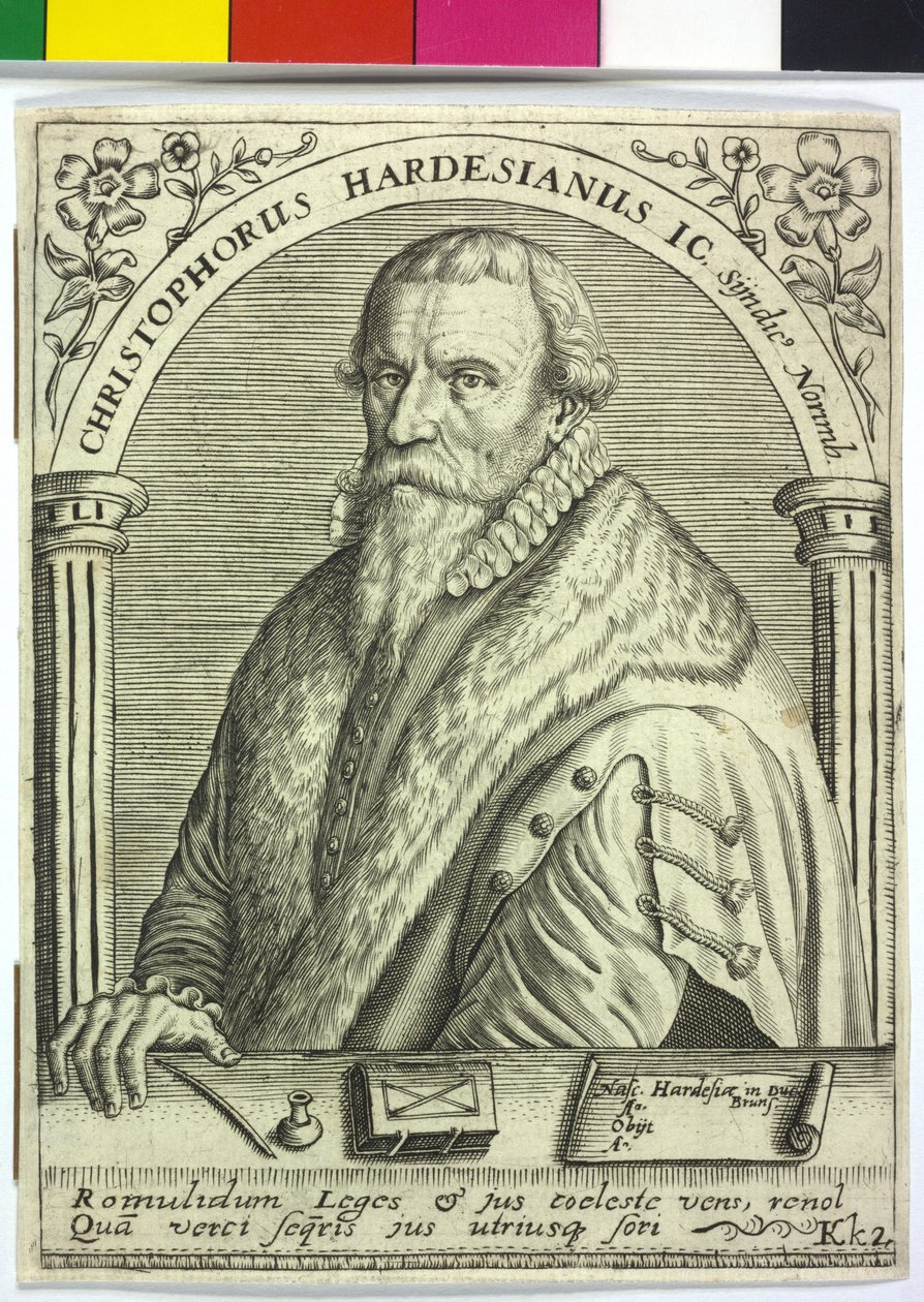 Christoph Hardesheim av Theodor de Bry