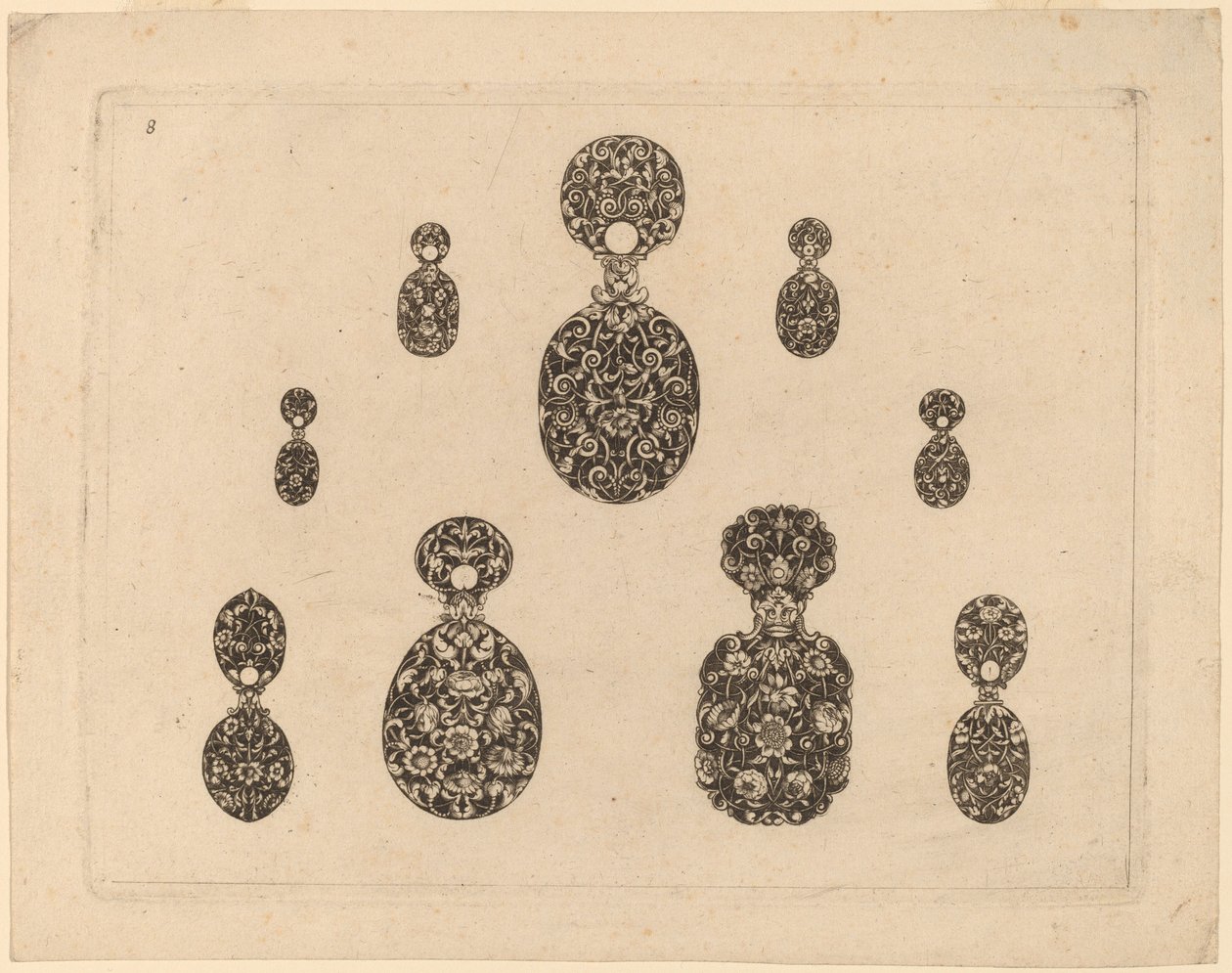 Smycken prydnad av Theodor de Bry