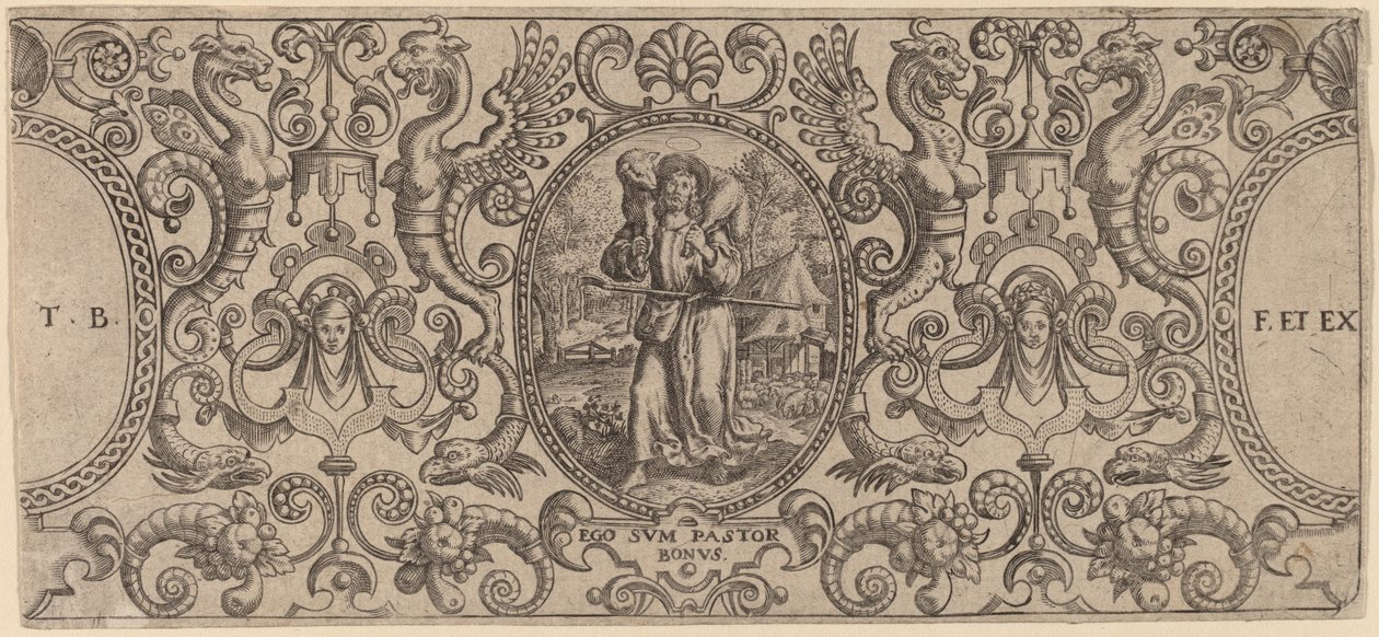 Prydnad av Theodor de Bry