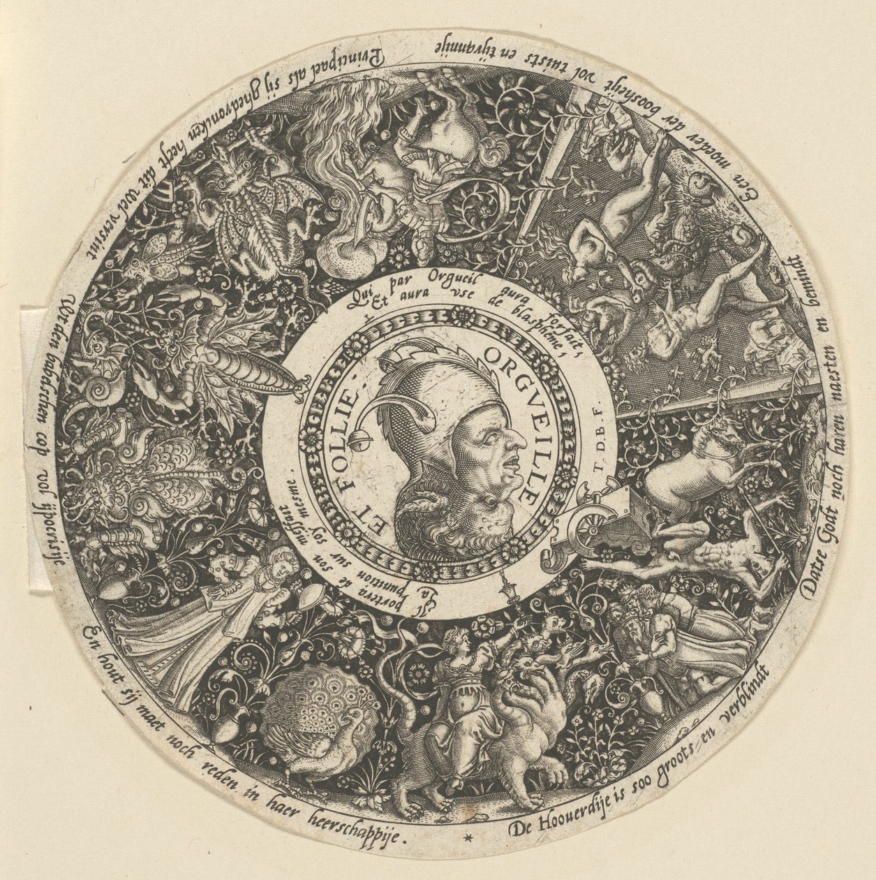 Stolthet och galenskap (Orgueil et Folie) av Theodor de Bry