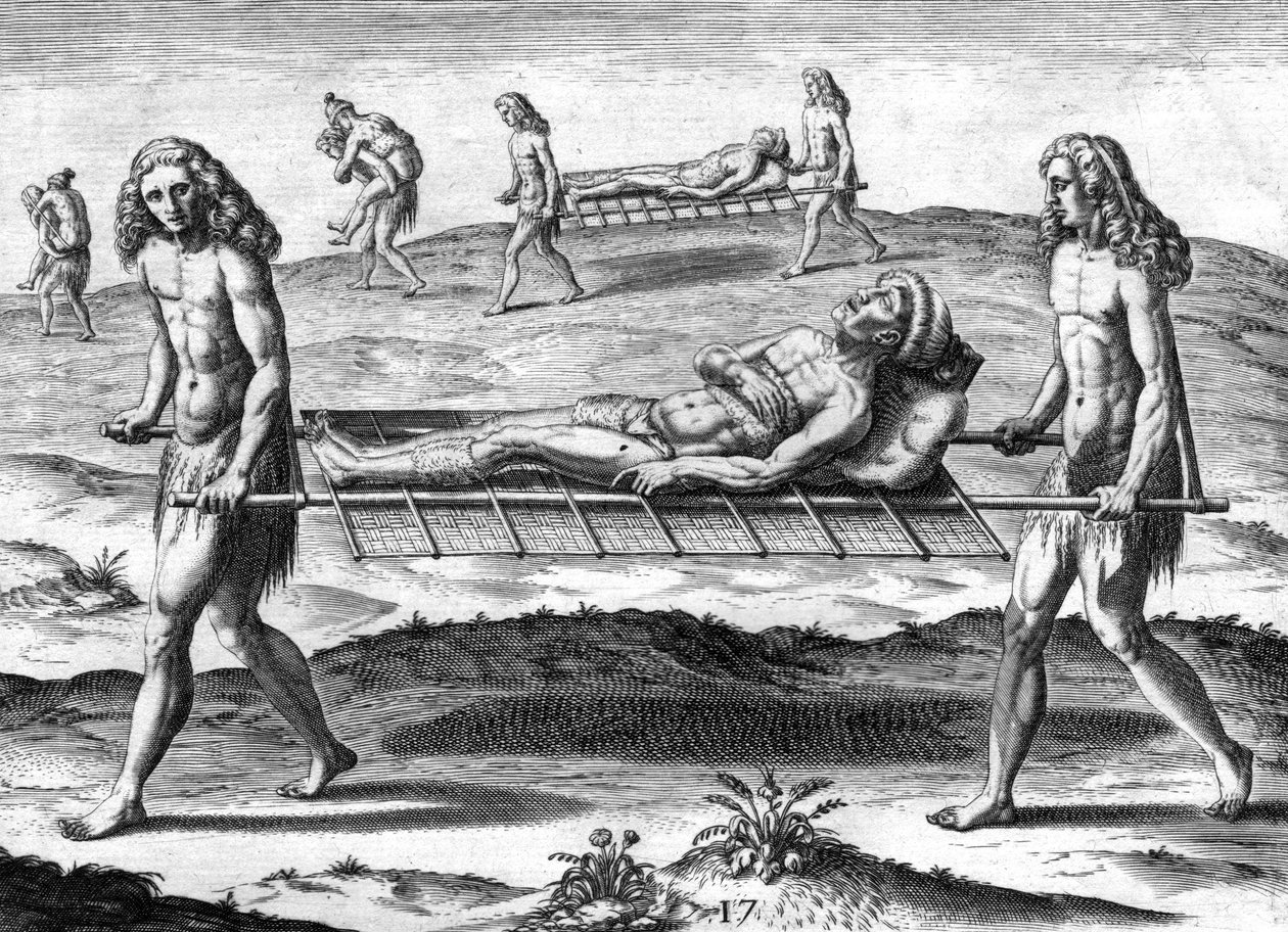 Timucuan-indianerna av Theodor de Bry