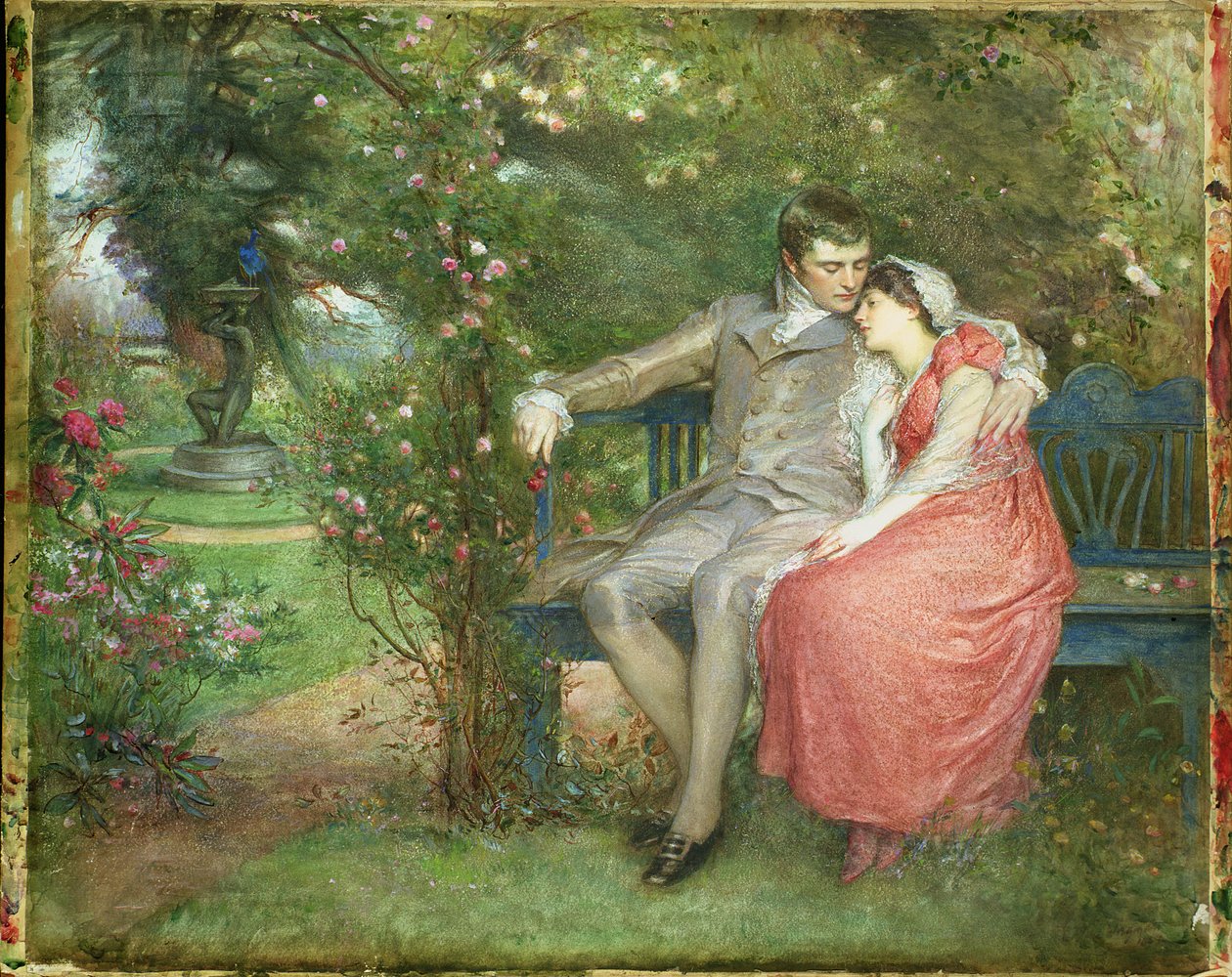 Samla ihop rosenknoppar medan du kan, 1905 av Theodore Blake Wirgman