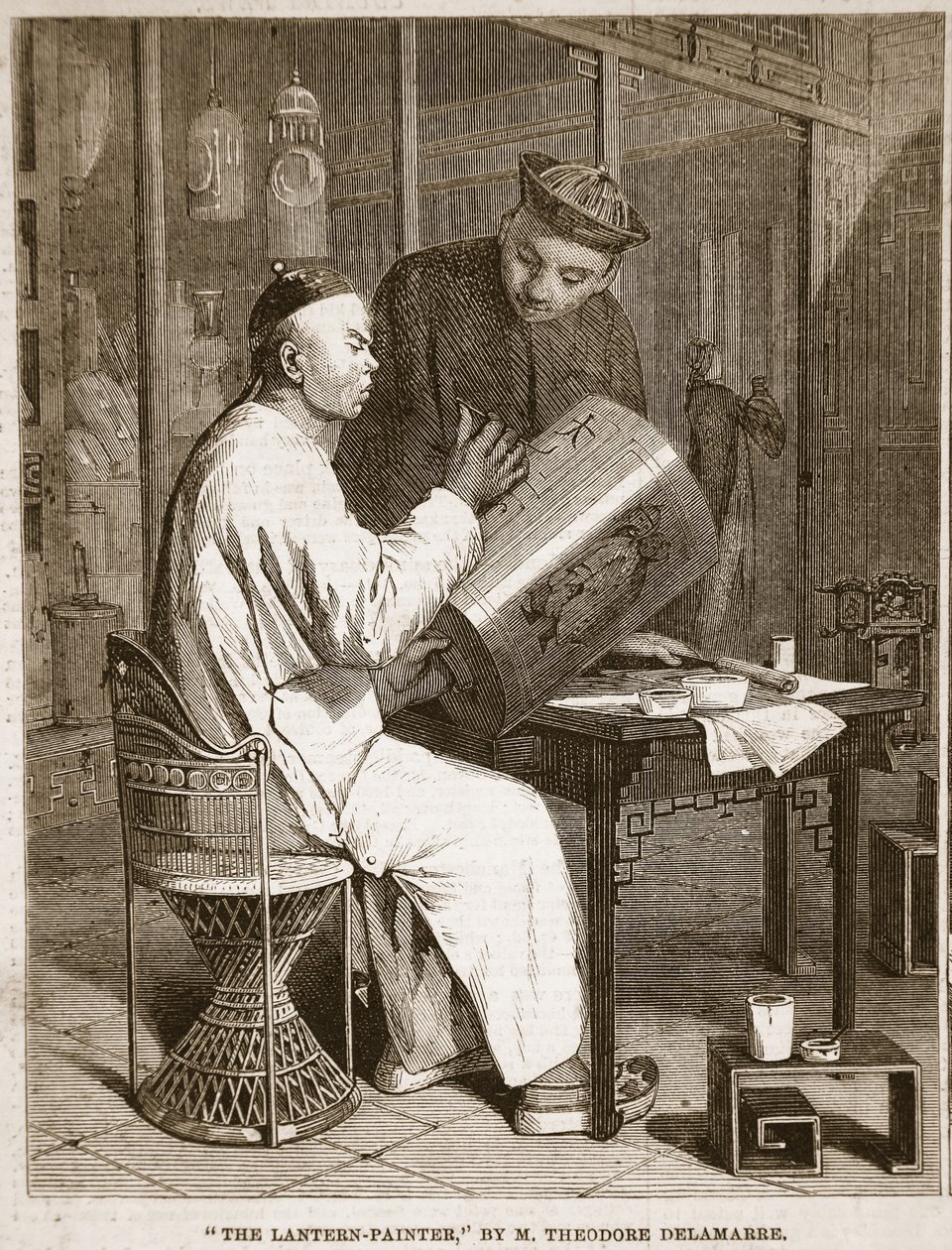 The Lantern-Painter, illustration från 
