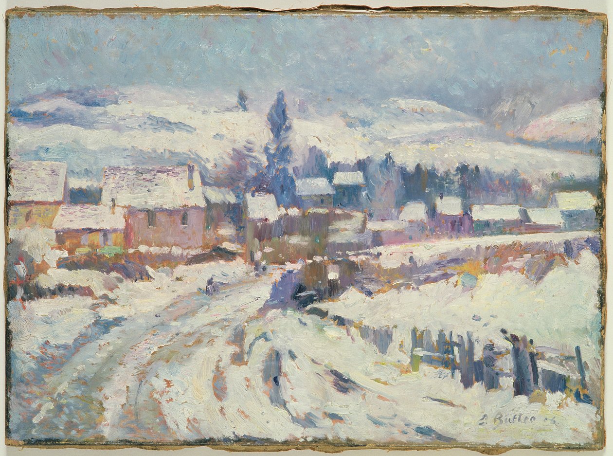 By under snö, 1906 av Theodore Earl Butler