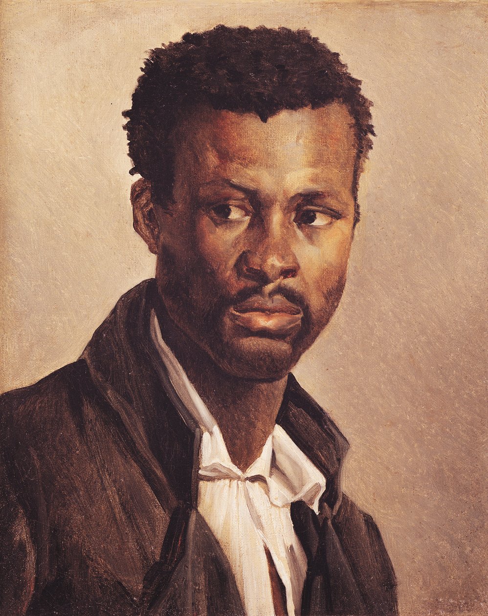 En svart, 1823-24 av Theodore Gericault