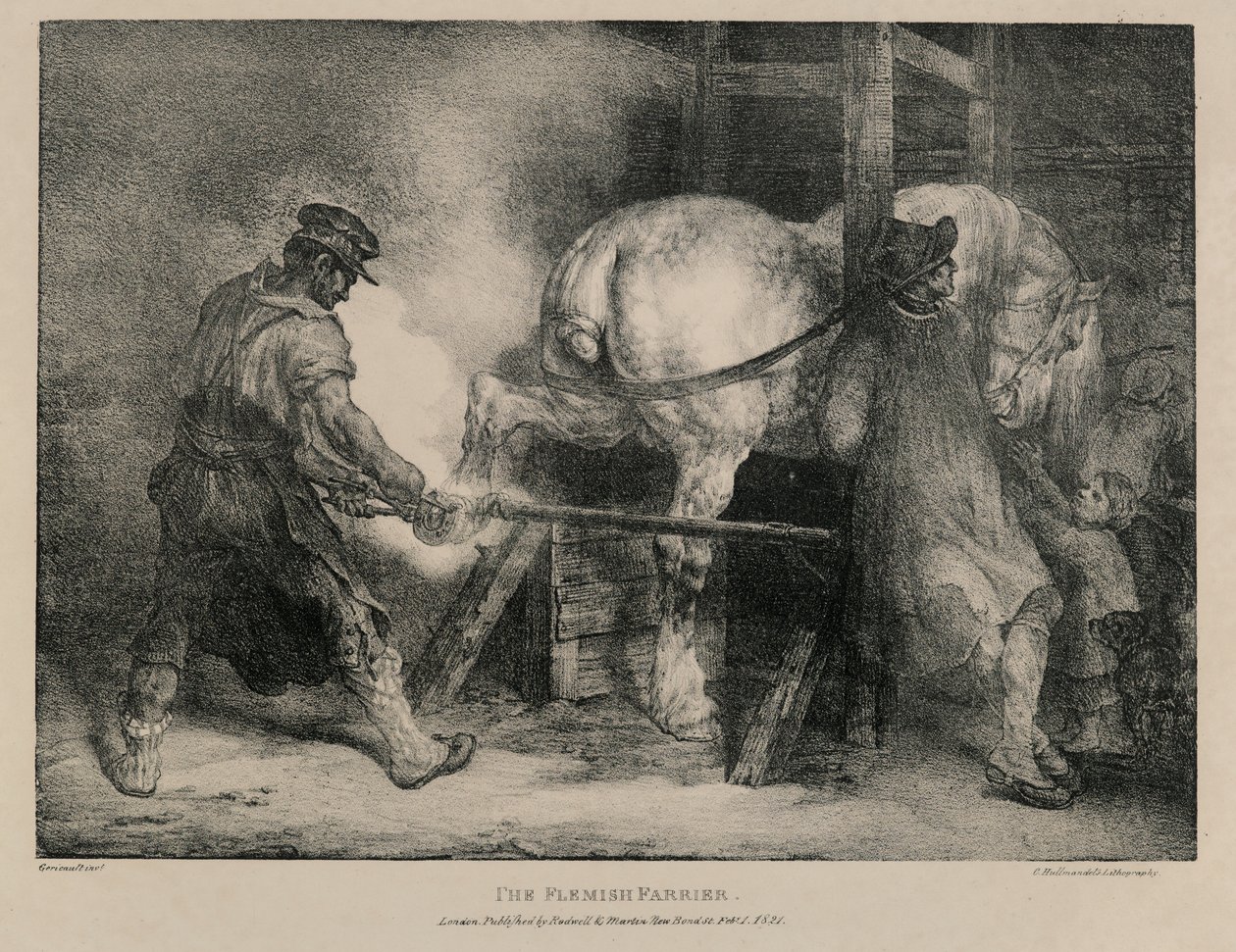 Den flamländska hovslagaren av Theodore Gericault
