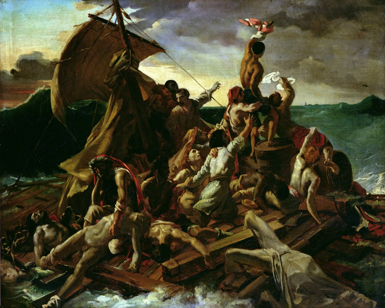 Medusas flotte av Theodore Gericault