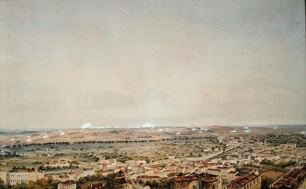 Slaget vid Toulouse, 10 april 1814 (wc på papper) av Theodore Jung