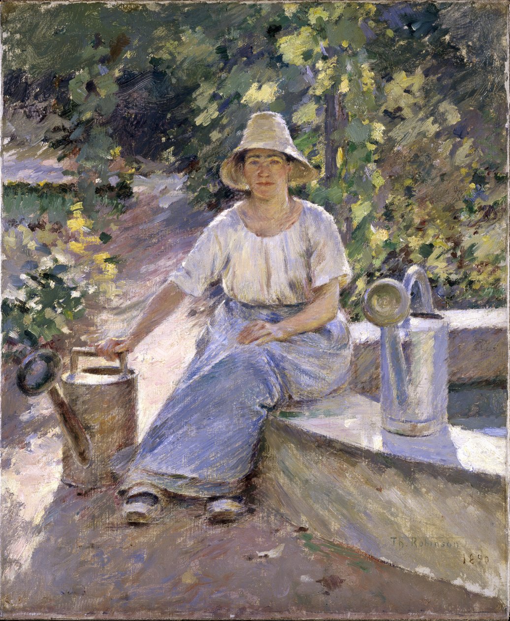 Vattenkrukorna, 1890 av Theodore Robinson