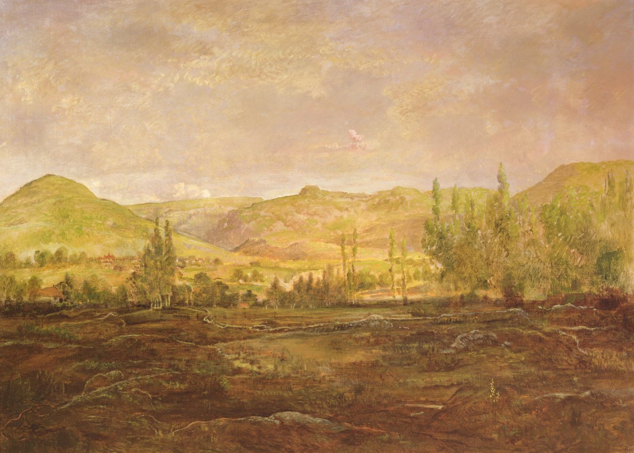 Saint-Ferjeux-dalen (Doubs) av Pierre Etienne Theodore Rousseau