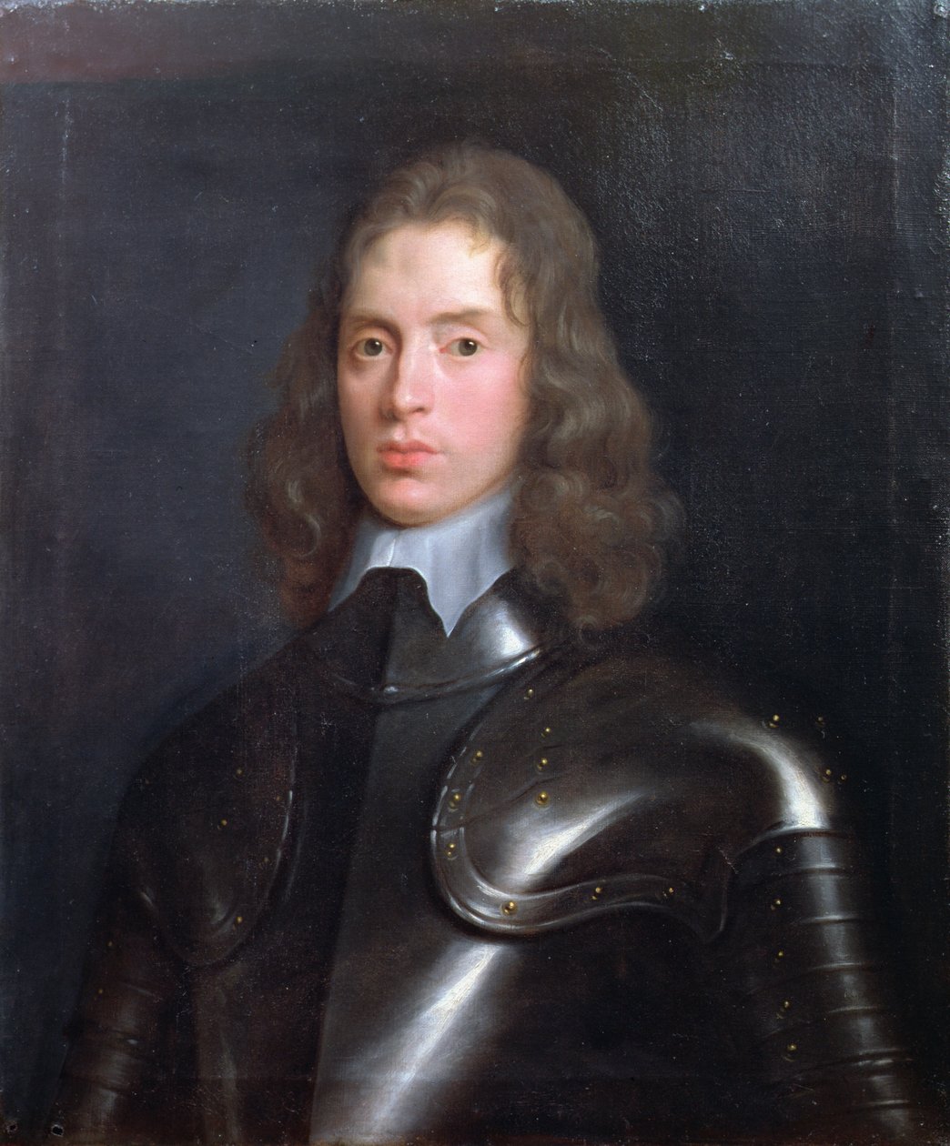 Porträtt av Robert Stephens (1622-75) från Eastington, Gloucestershire, 1641 (olja på ofodrad duk) av Theodore circle of Russel