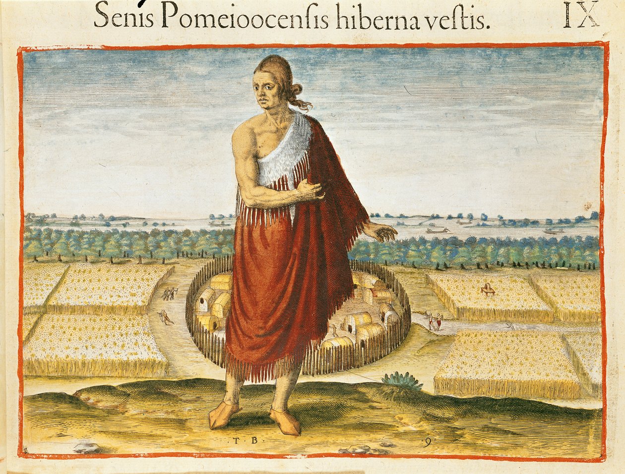 Pomeiooc Elder i ett vinterplagg, från 